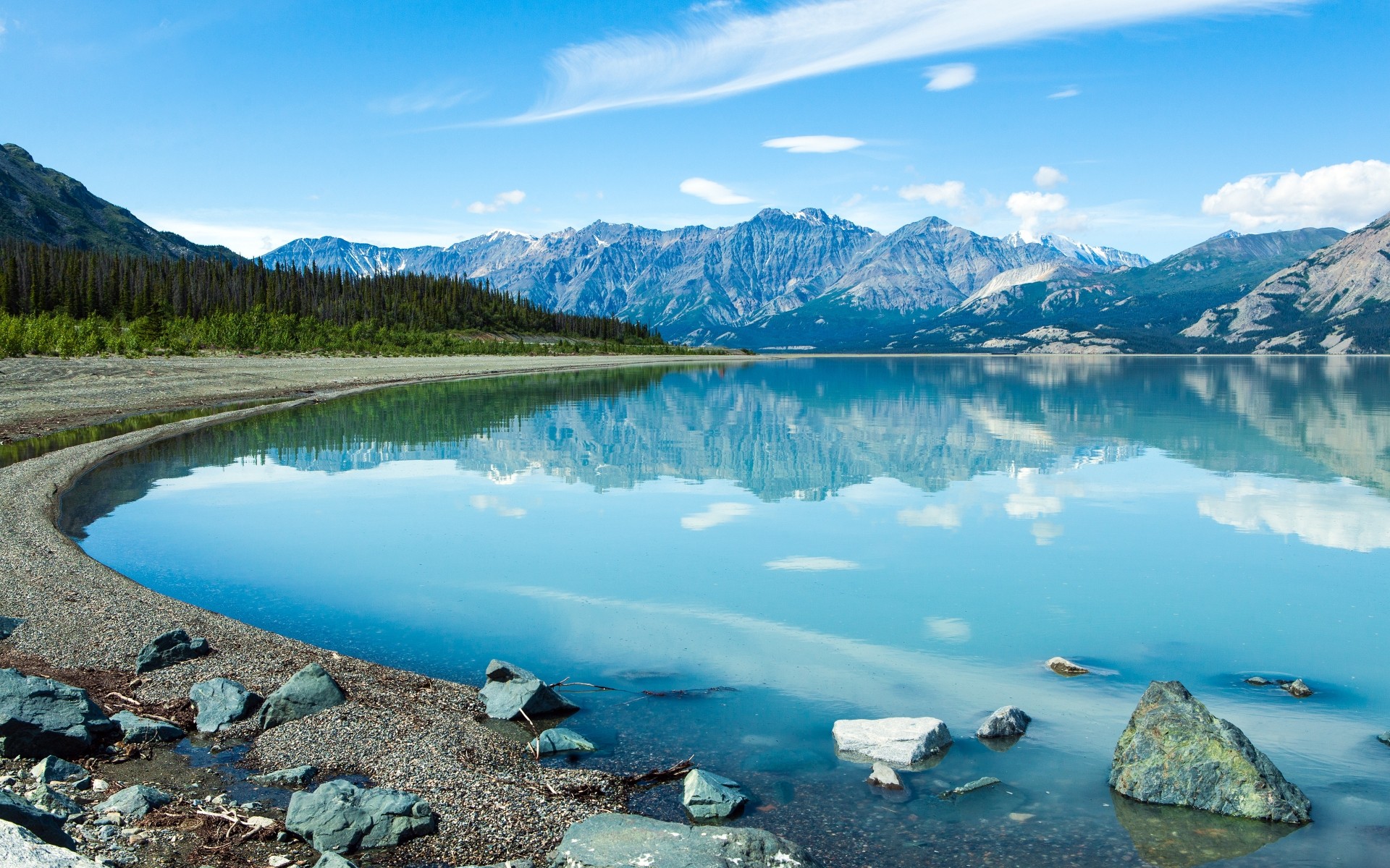 landschaft wasser see berge landschaft reisen schnee landschaftlich natur im freien blau steine