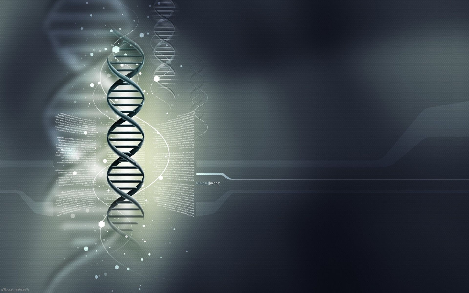 Gray background, DNA, dnk, medical Wallpaper genes - Phone wallpapers