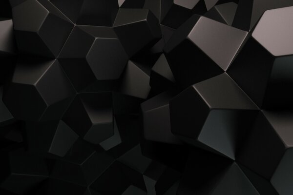 Abstract geometric background in shades of hematite