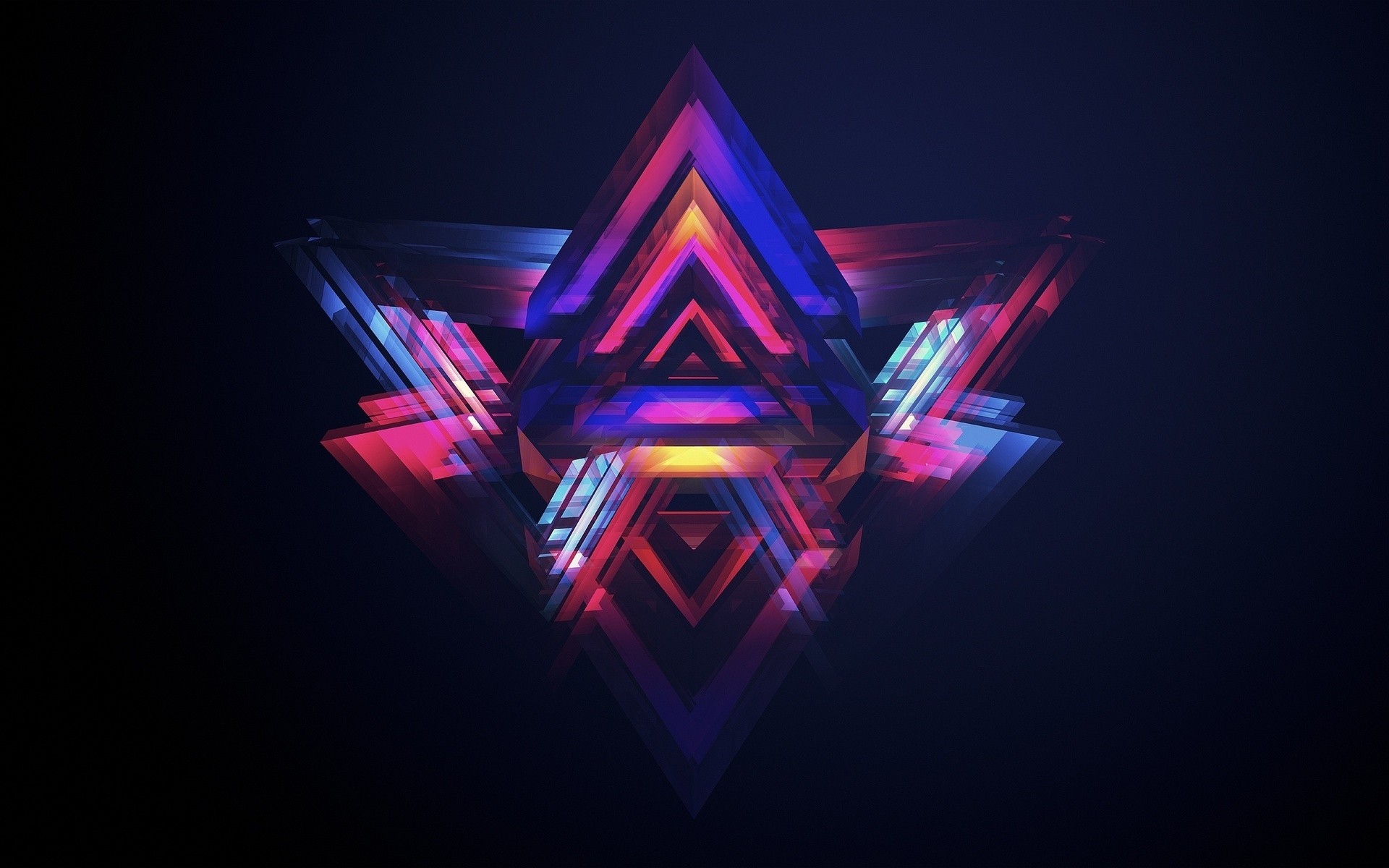 abstract shape light art graphic bright desktop design illustration energy triangle colors chill cool