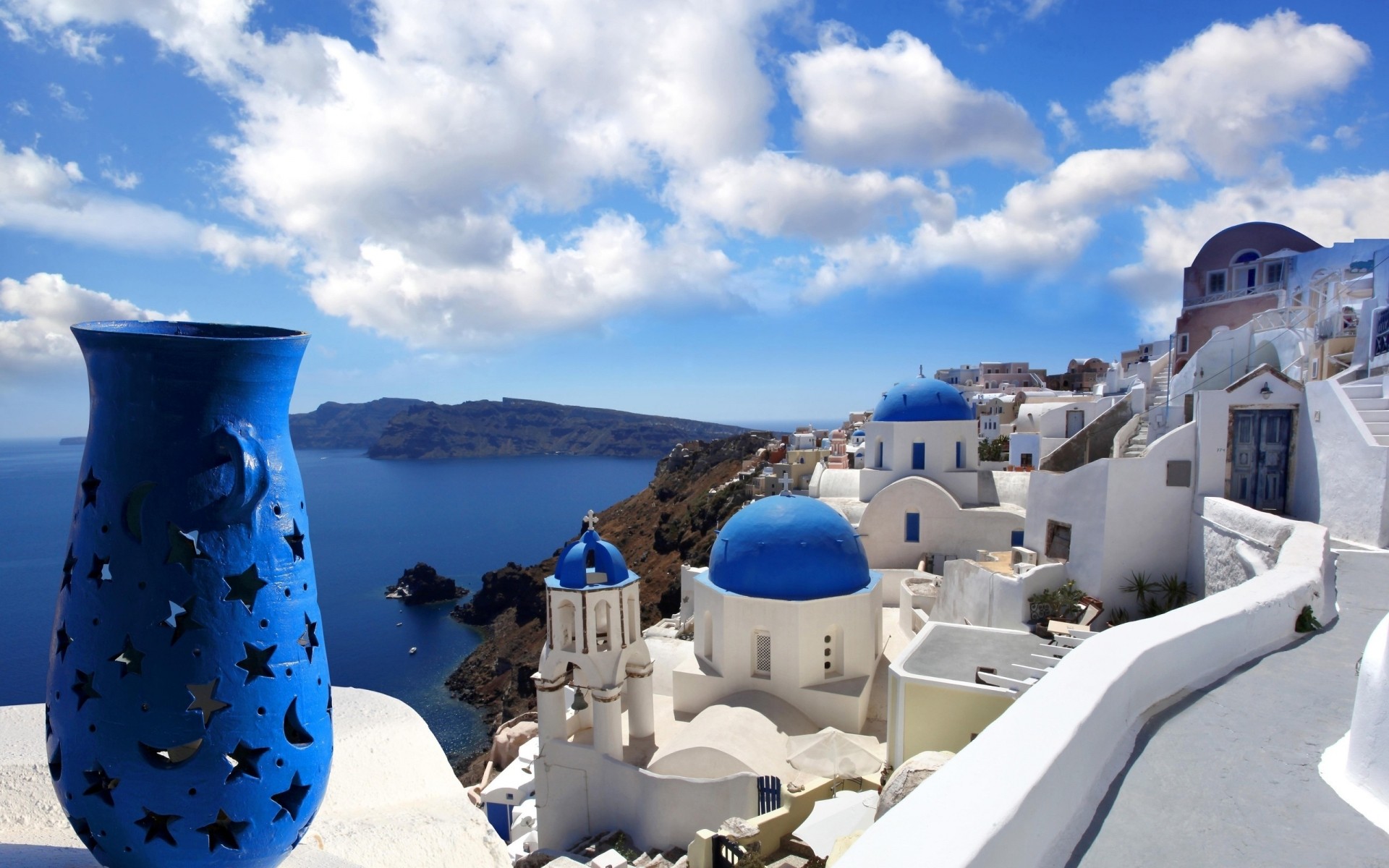 Santorini Greece - Phone wallpapers