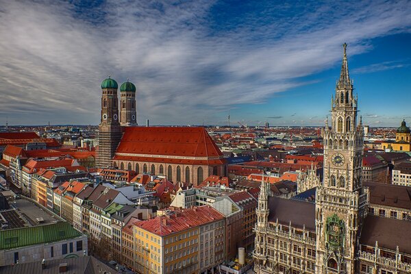 Die Architektur der Häuser Deutschlands