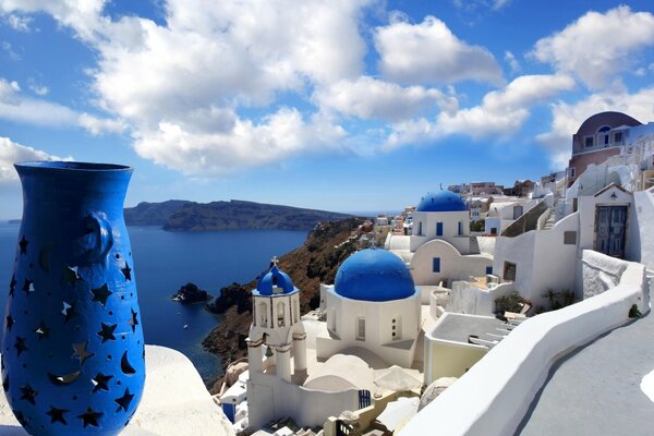 Beautiful landscape of sea and sky