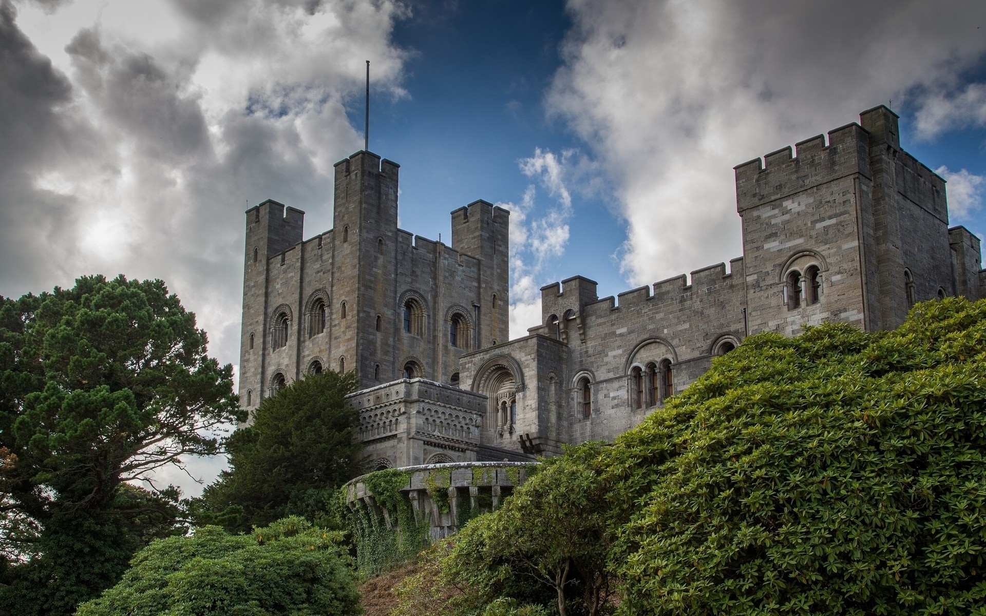 united kingdom architecture castle gothic tower travel ancient old building stone sky fortress historic city landmark