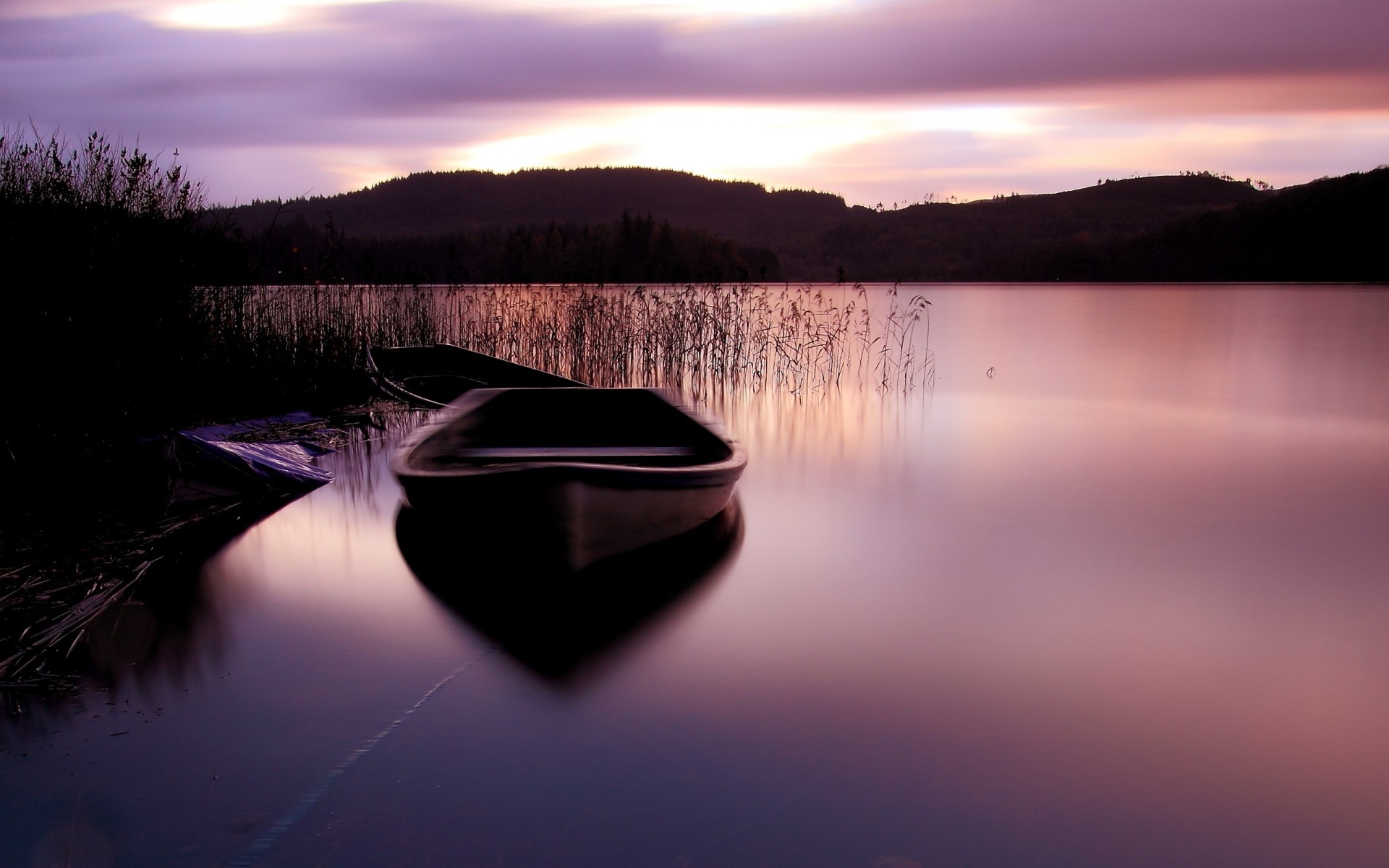 fantasy reflection lake sunset water dawn river nature evening landscape dusk sky fall mirror sun wood outdoors tree snow light boat chill