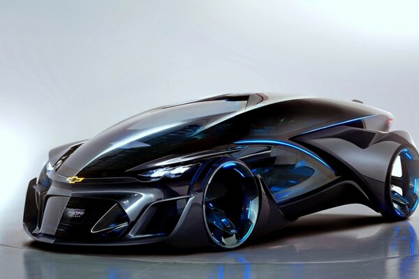 Black Chevrolet Racing Car