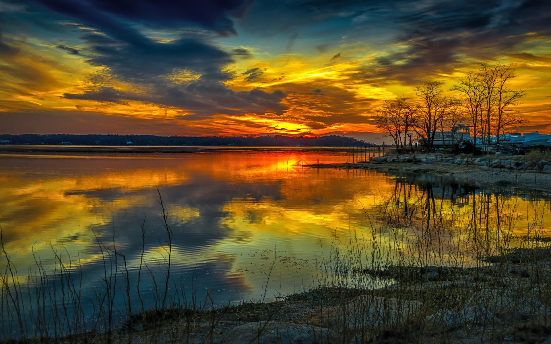 landschaft sonnenuntergang dämmerung wasser landschaft reflexion see sonne dämmerung natur himmel abend gutes wetter meer strand