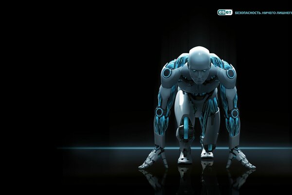 İnsan olarak yeni teknoloji robotu