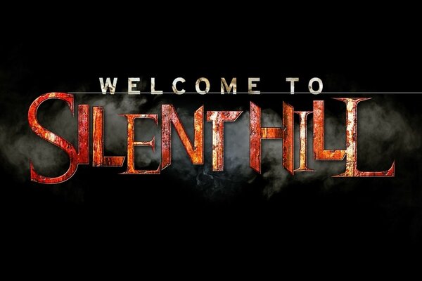 Bloody letters of silent hill