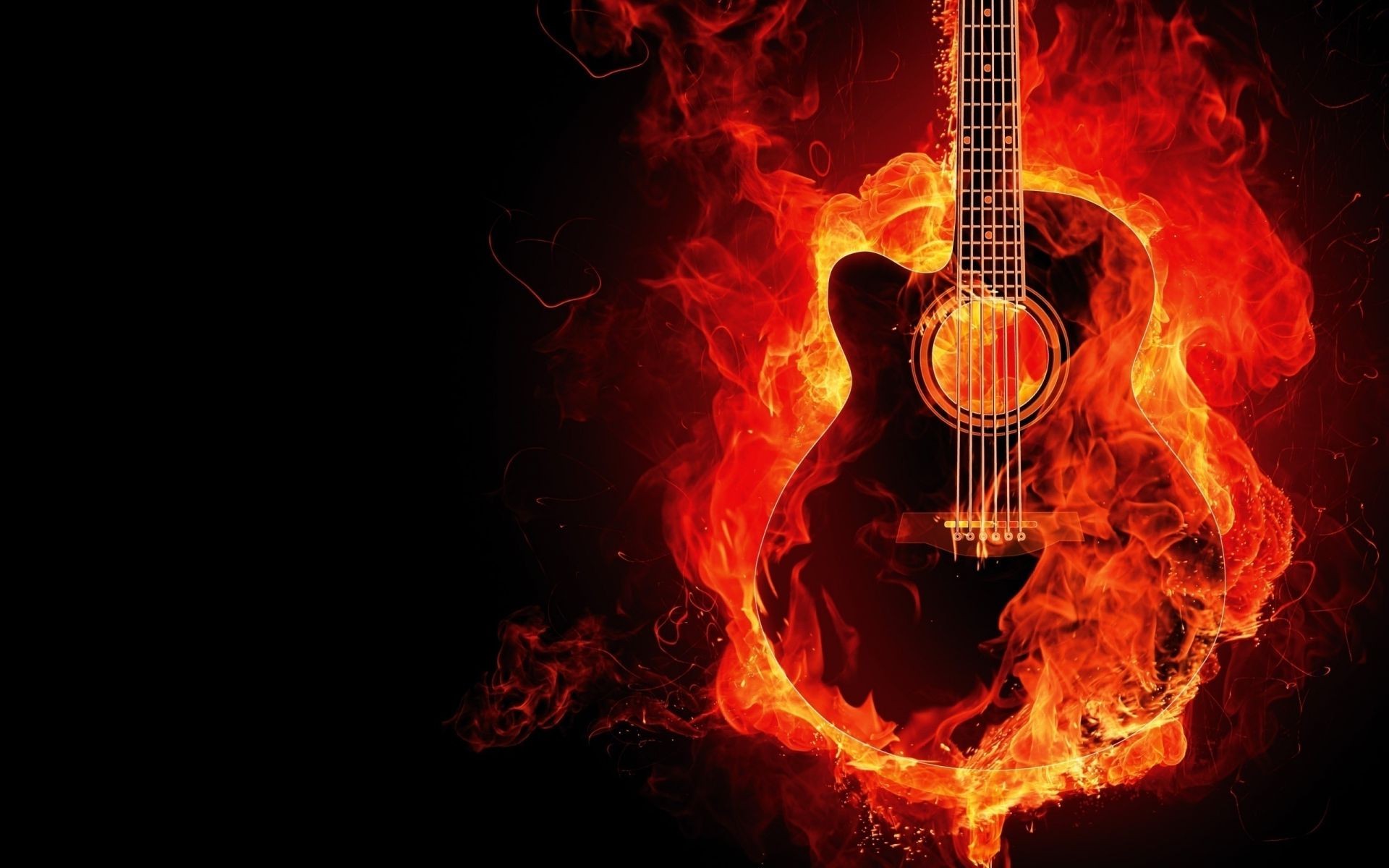 musical instruments flame smoke hot heat flammable ash burn burnt dark danger blaze energy