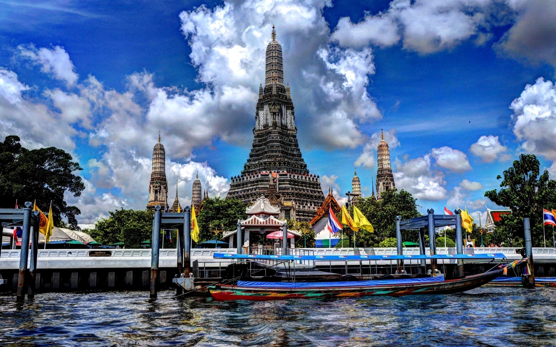 other city architecture travel sky building river water city temple outdoors tourism dusk religion sunset landmark bangkok thailand atraction