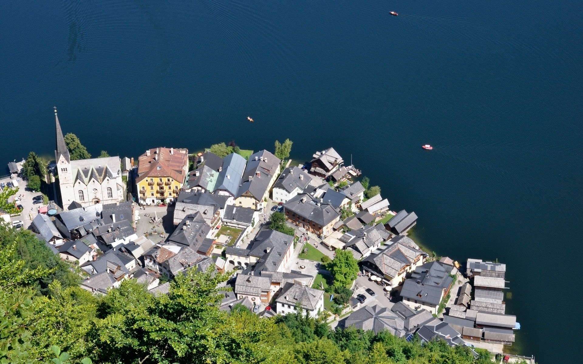 diğer şehirler şehir mimari seyahat ev şehir gökyüzü ev manzara açık havada şehir turizm kilise manzara çatılar kentsel su hallstatt göl avusturya hallstatt gölü