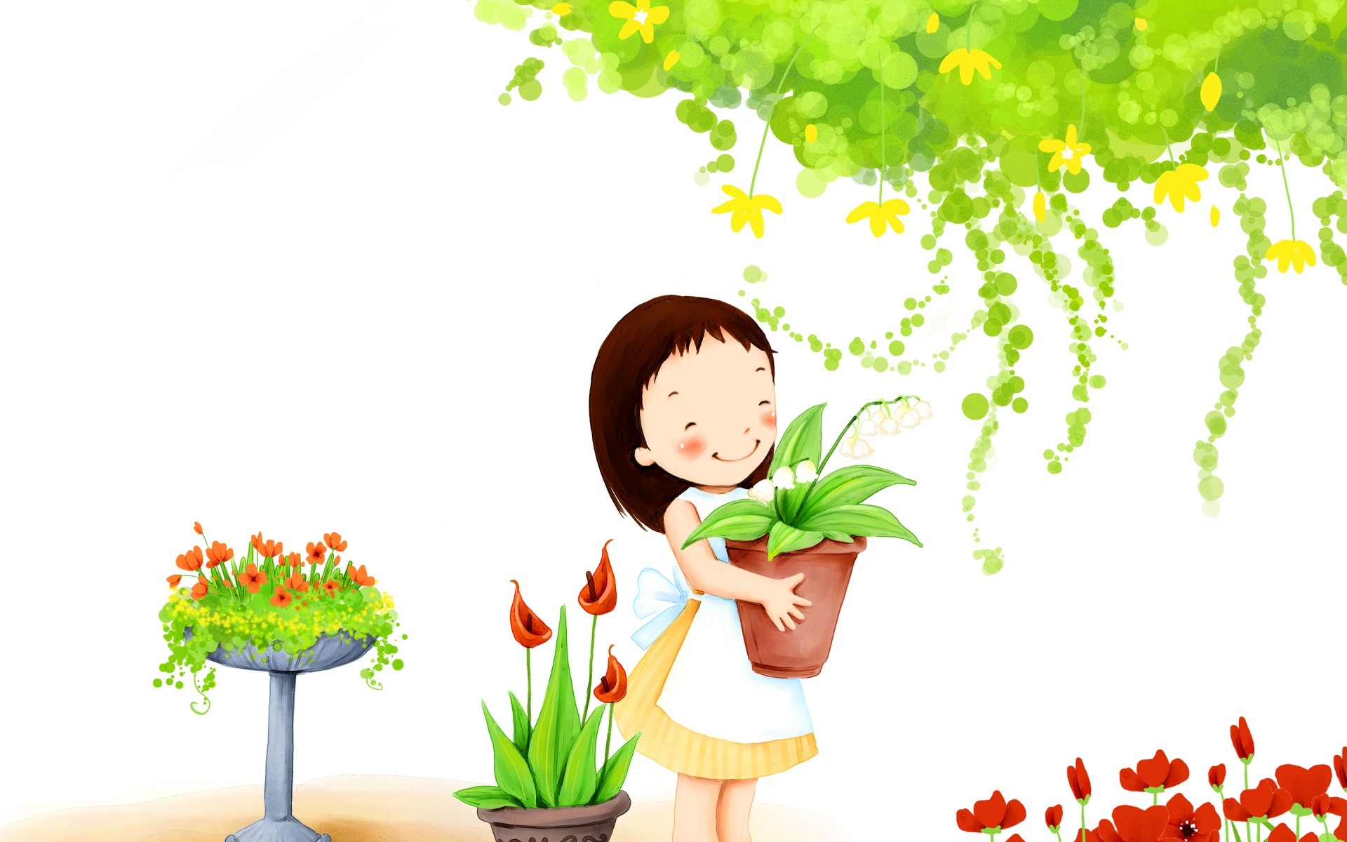 drawings leaf illustration nature vector flower tree flora graphic grass sketch desktop summer growth child young girl smile leaves poster