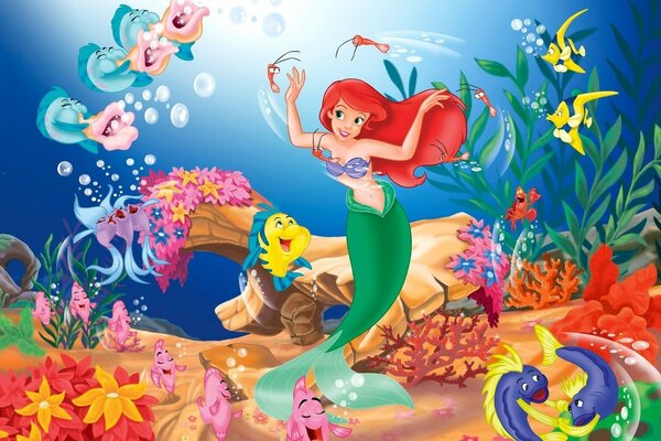 Ariel do filme A Pequena Sereia