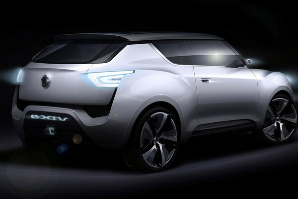 Ssangyong électronique XIV arrière concept