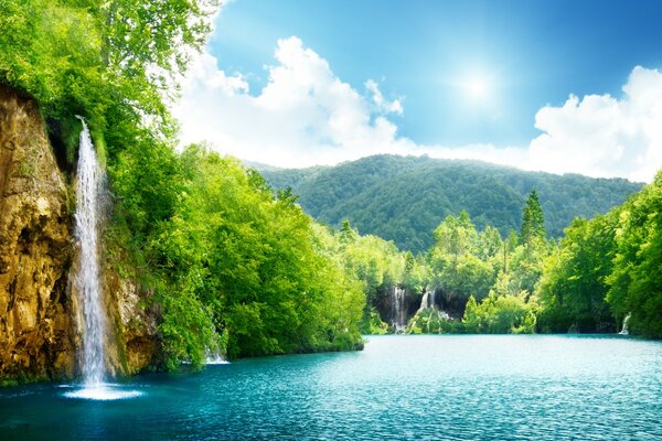 Splendida angolo di paesaggio naturale