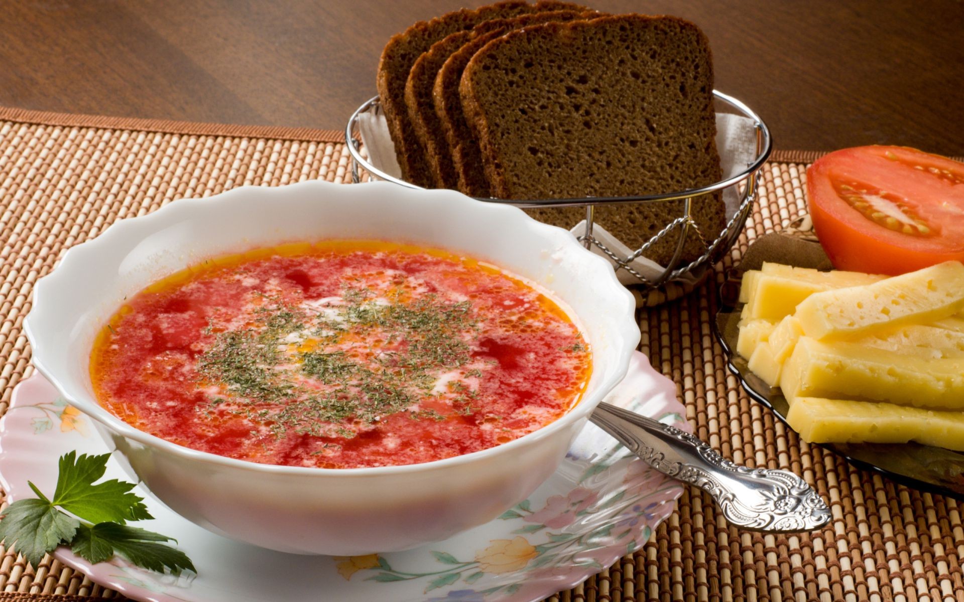 food & drink food bread homemade vegetable tomato traditional soup dinner delicious bowl lunch dish cooking meal hot grow plate
