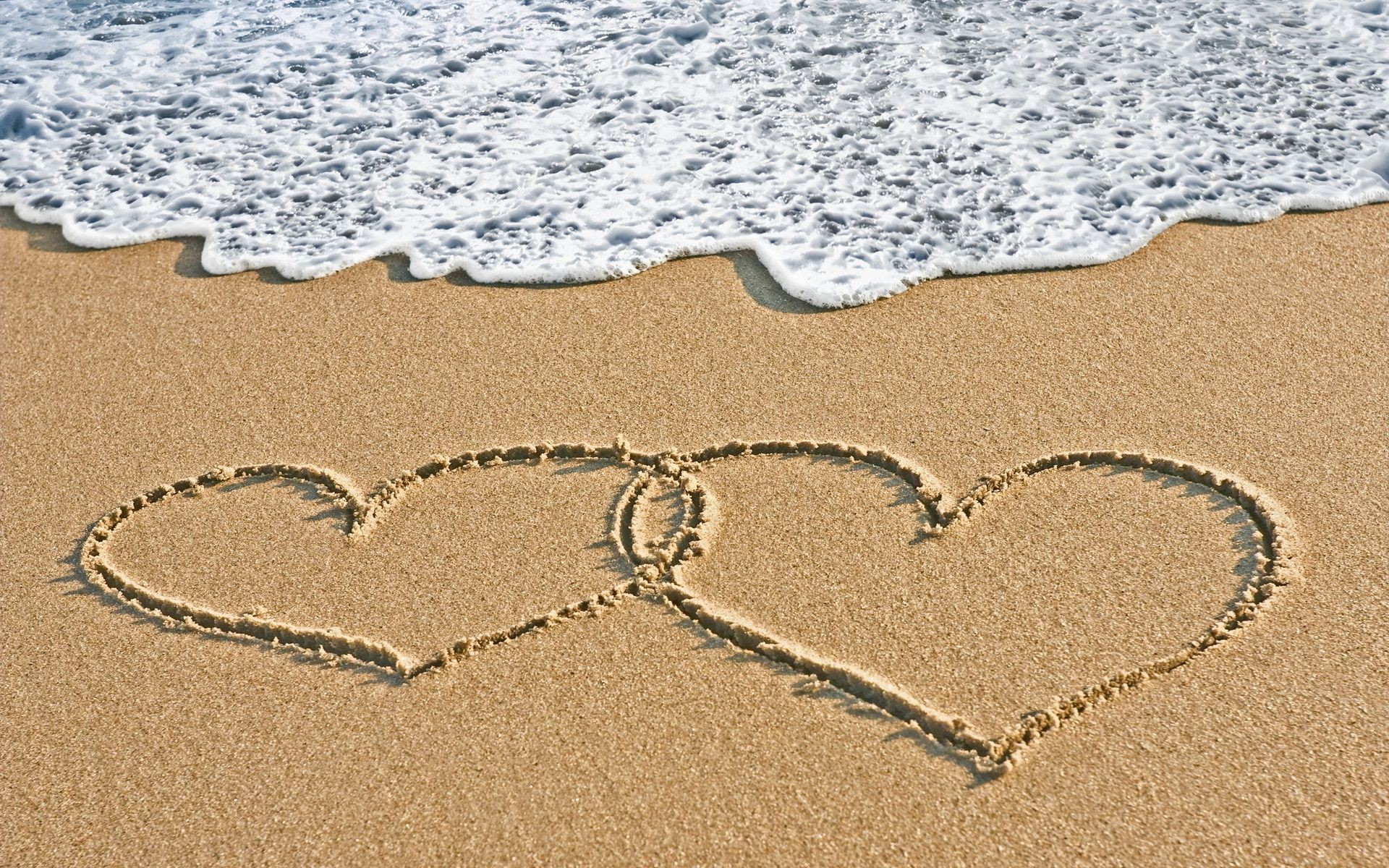 corazones playa arena mar océano escritorio mar textura costa agua ola patrón costa vacaciones viajes naturaleza