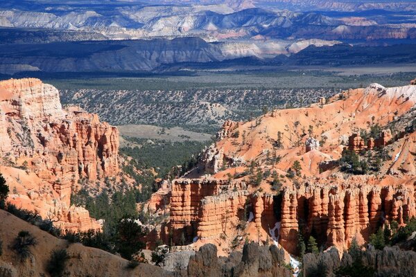 Paisaje pintoresco del cañón en los Estados Unidos