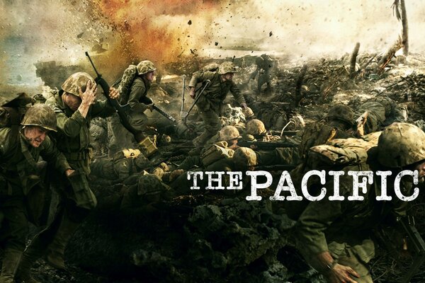 Guerra e soldados. Uma série de televisão. The Pacific