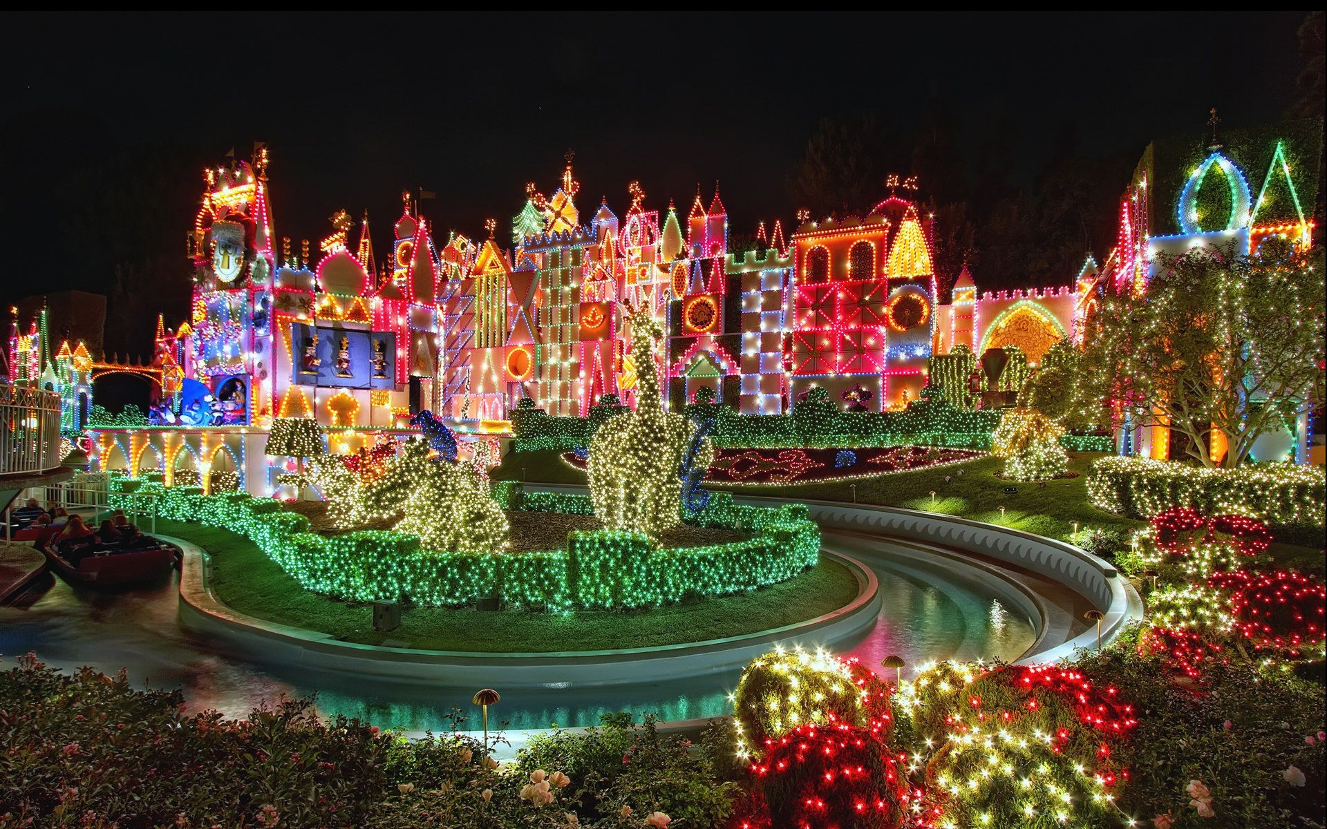 natal noite luz viagens férias ouro decoração luz férias