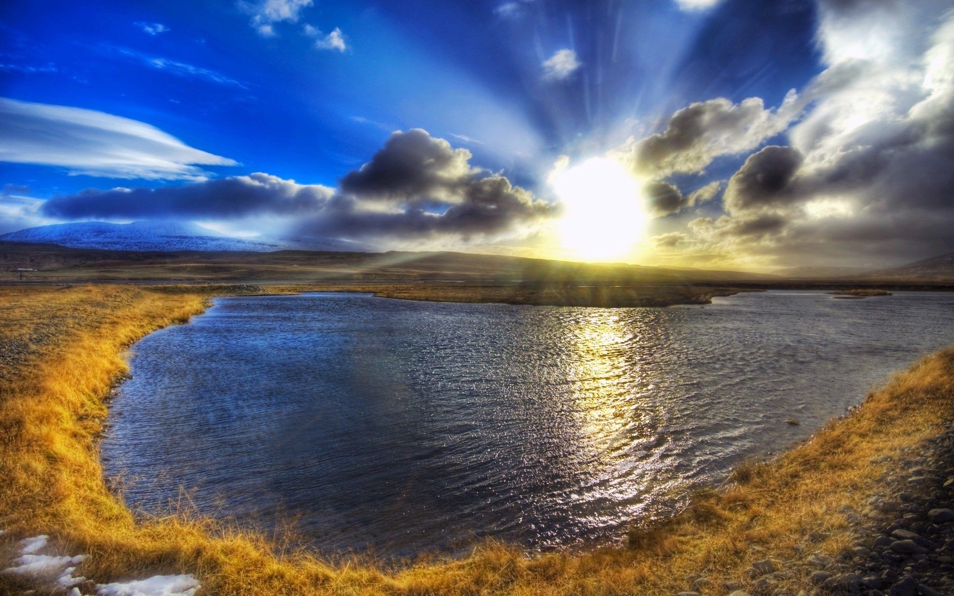 lake water landscape sunset reflection sky dawn nature evening dusk outdoors river scenic travel