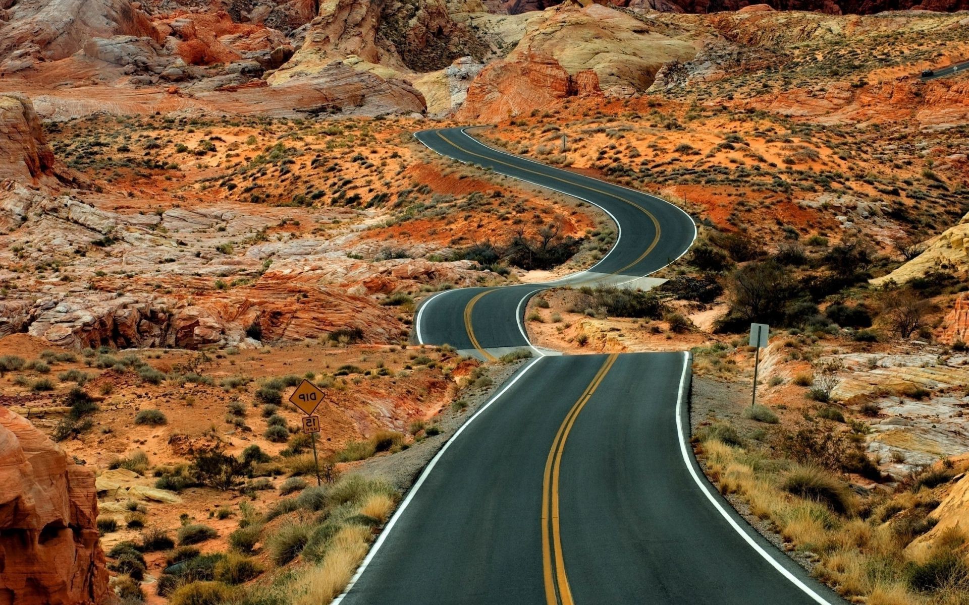 road travel landscape highway outdoors nature transportation system desert rock scenic