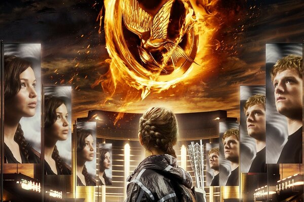 The Hunger Games movie screensaver