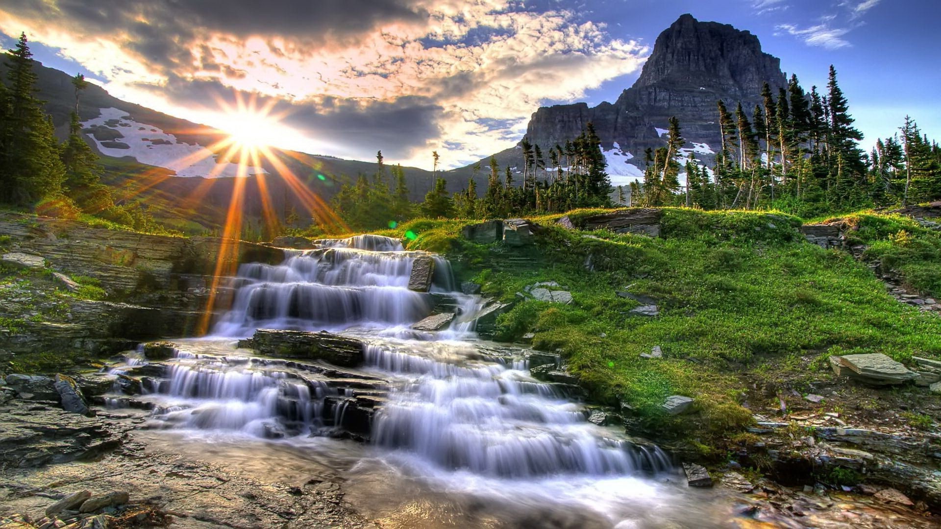 tramonto e alba acqua cascata fiume natura roccia flusso legno paesaggio viaggi montagna cascata all aperto autunno creek scenico parco selvaggio traffico