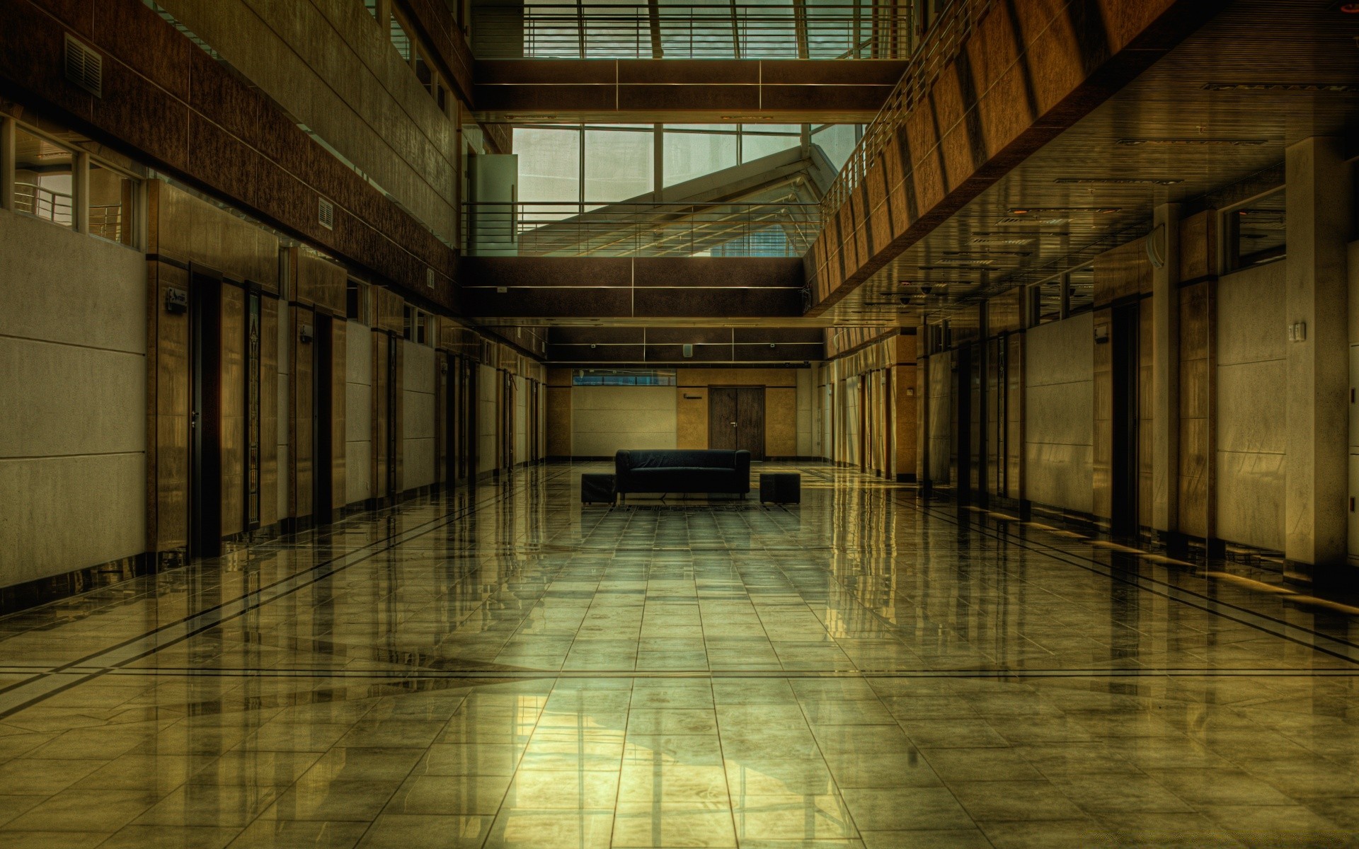 interior indoors abandoned architecture empty hallway tube dark window museum warehouse light building travel