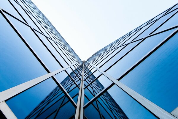透视建筑。 未来主义风格