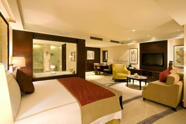 Quarto de hotel. Design bonito