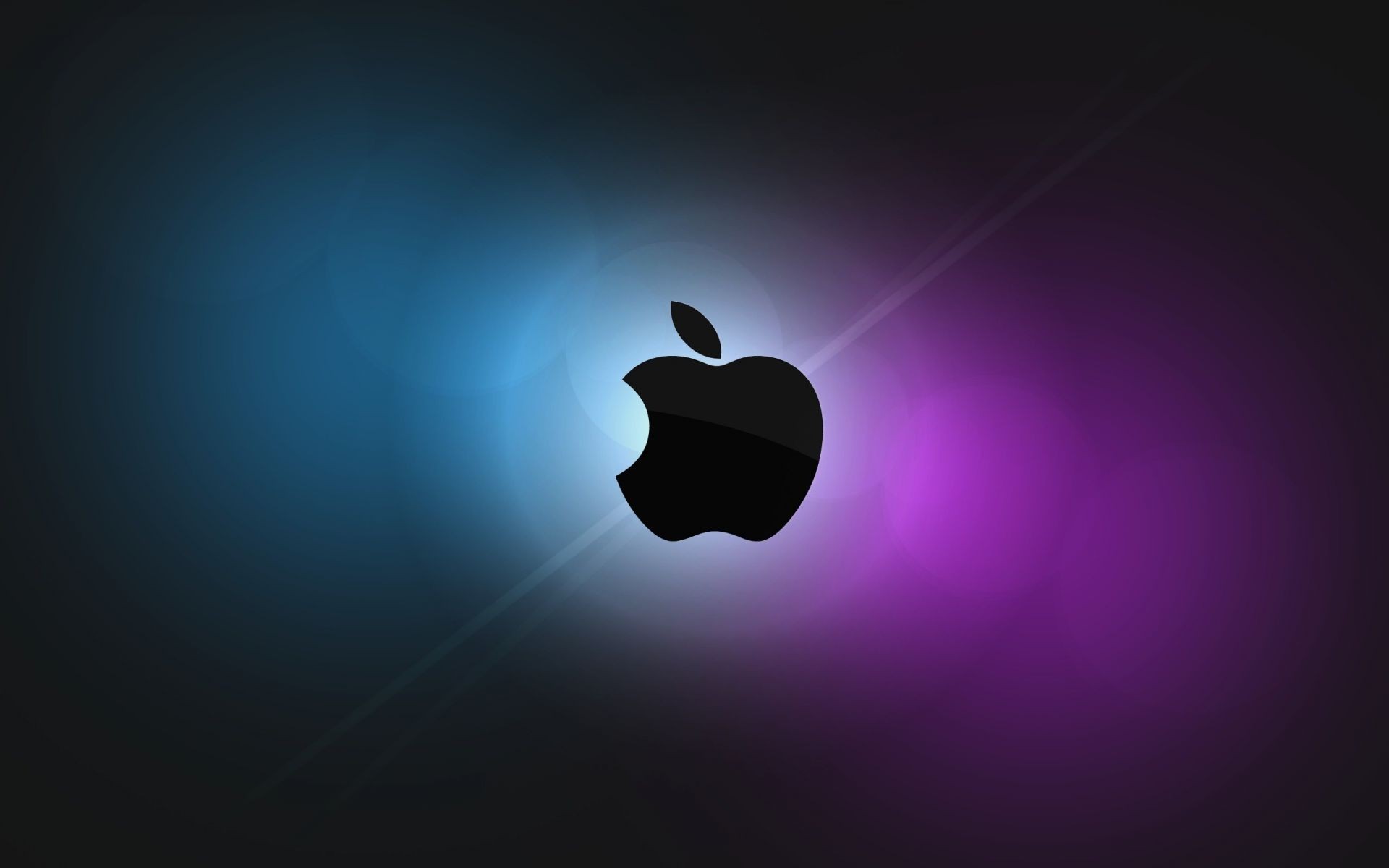 apple luna luce arte astratto desktop colore silhouette scuro illustrazione