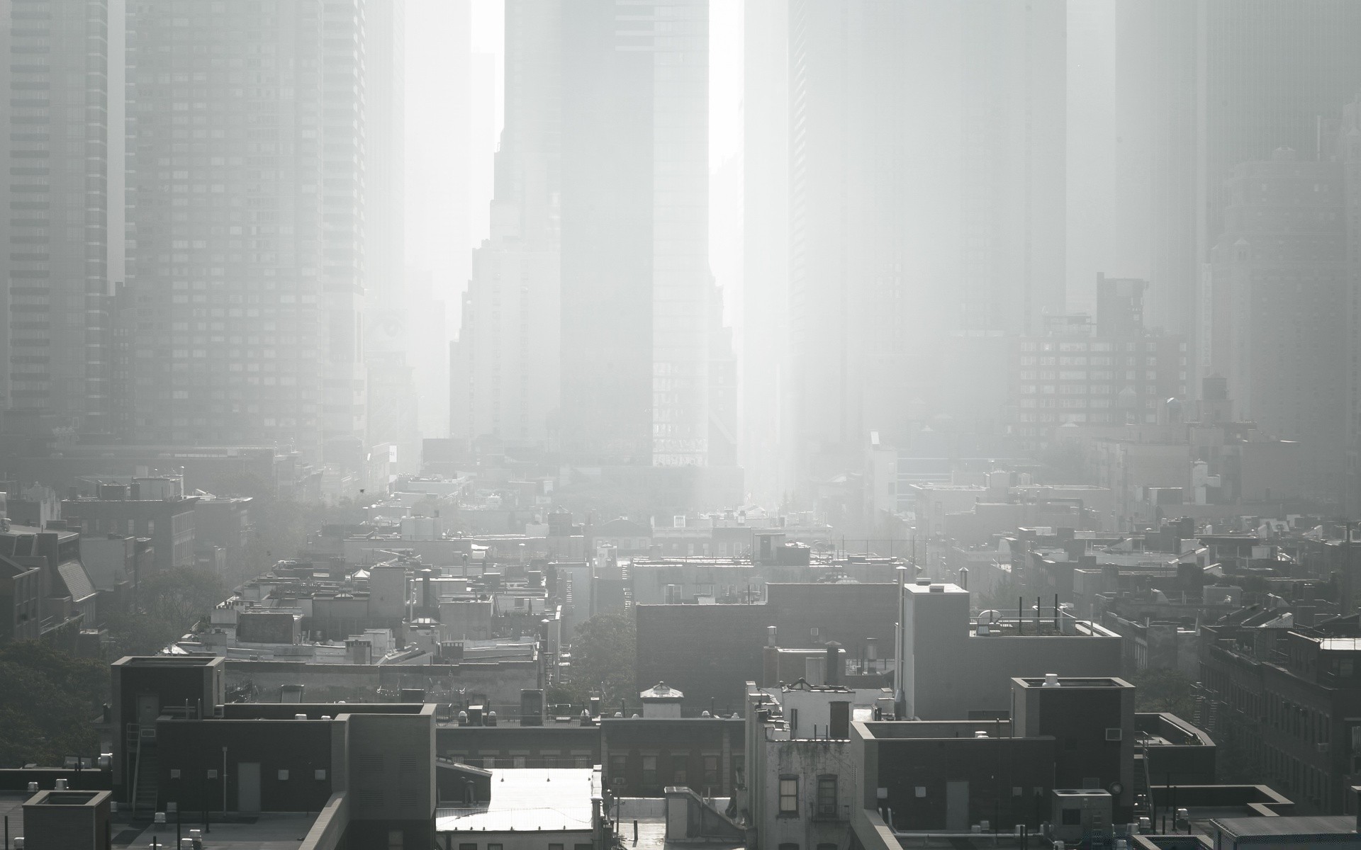 Нью-Йорк туман небо загрузить