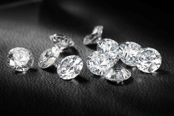 Jewelry on a stone table