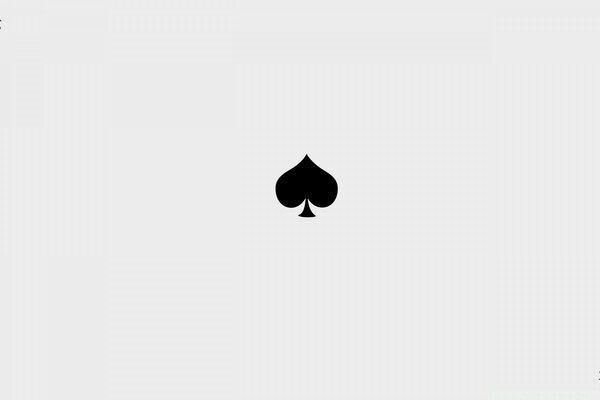 Image with a card suit of spades