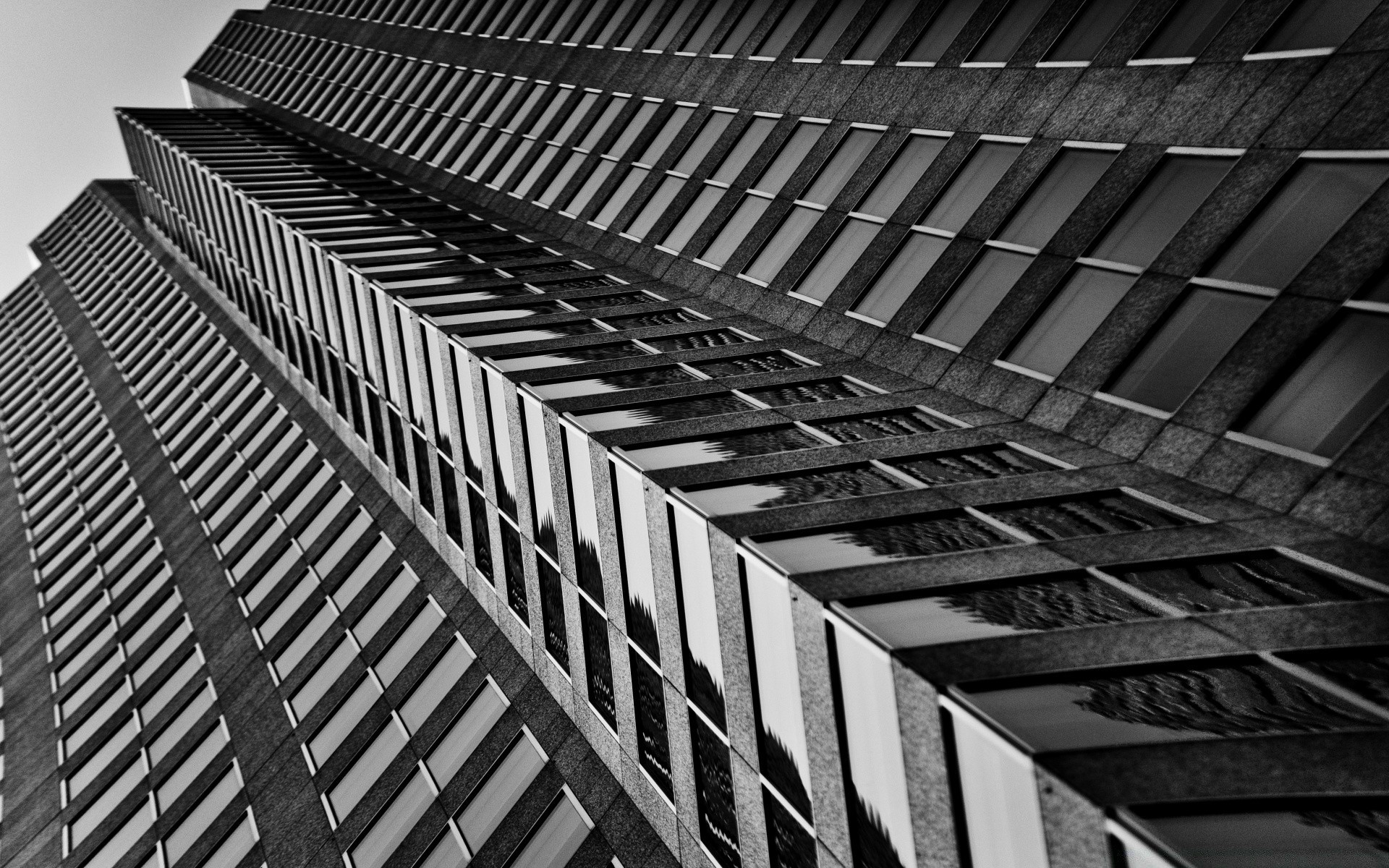 black and white steel architecture desktop expression building