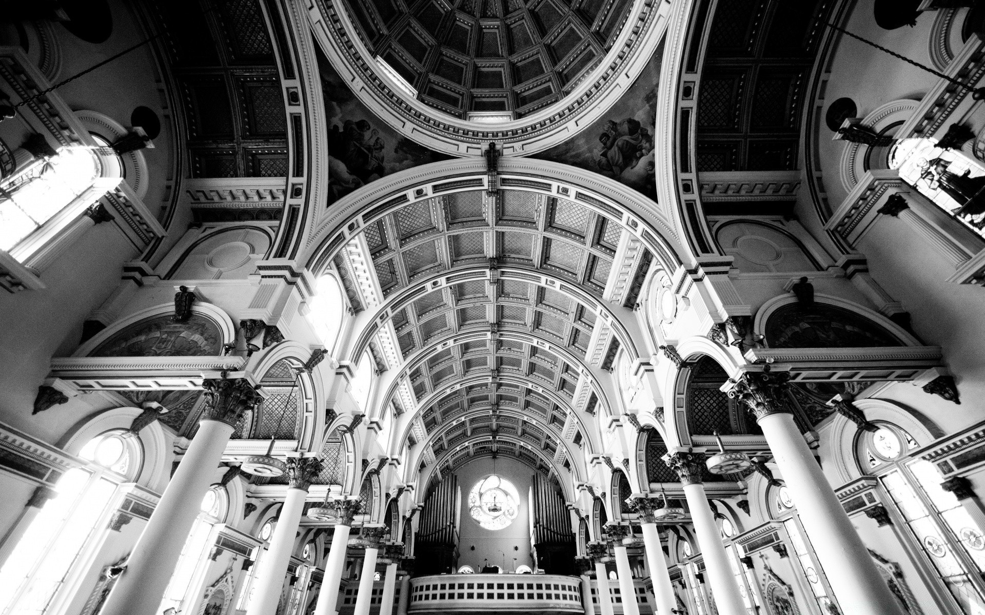 black and white architecture indoors monochrome travel business