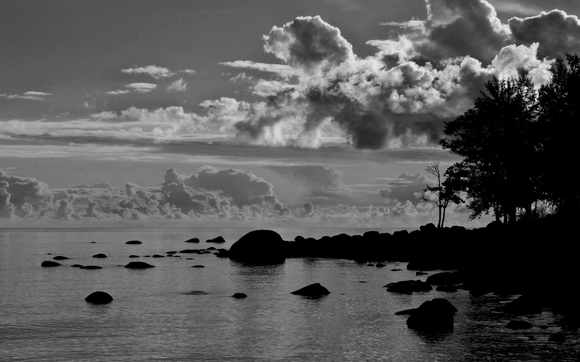 noir et blanc eau plage mer monochrome paysage océan coucher de soleil mer réflexion paysage silhouette ciel lac soleil nuage aube nature soir