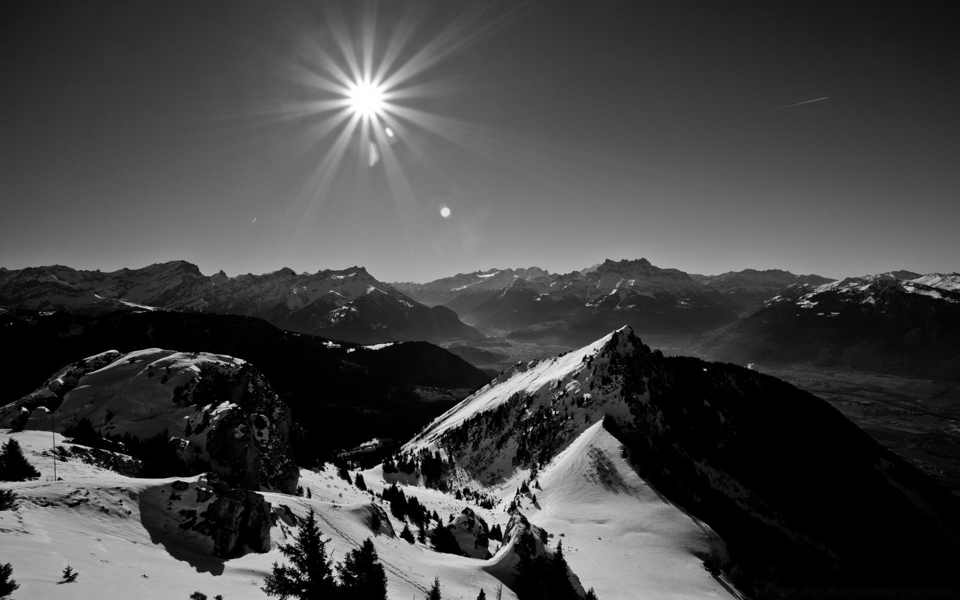 schwarz und weiß schnee berge winter sonnenuntergang landschaft reisen eis himmel morgendämmerung wasser