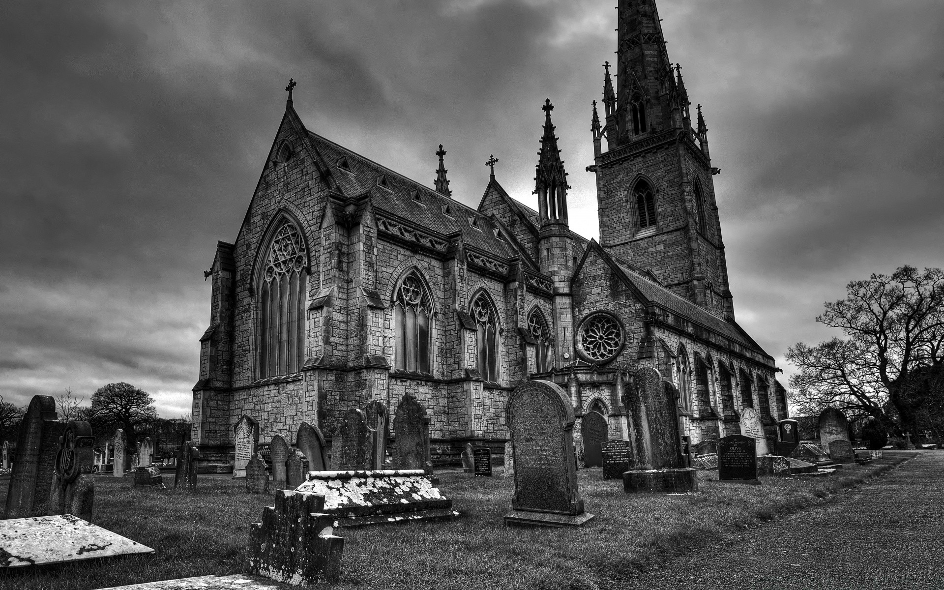 black and white church religion architecture old cathedral building landmark gothic travel religious outdoors cemetery tower monument ancient vintage