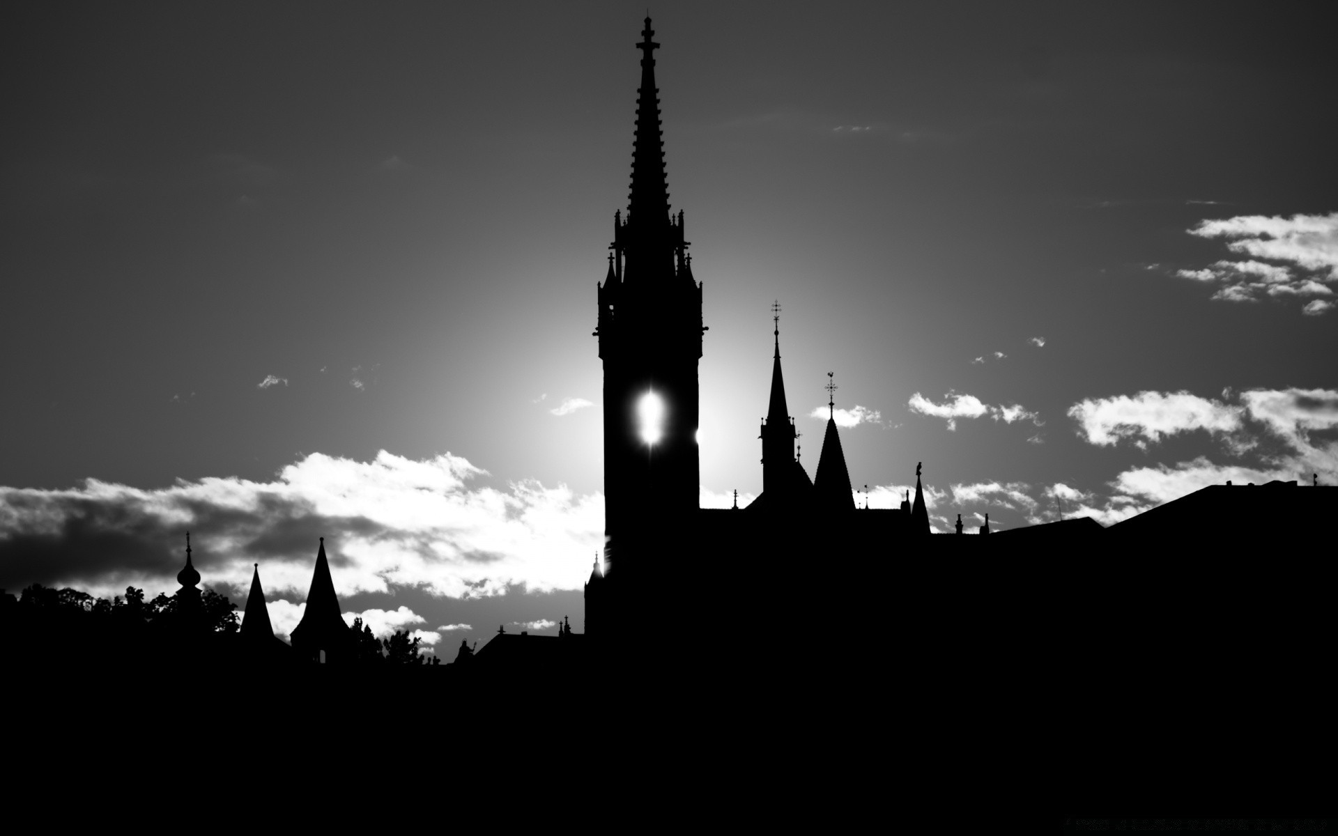 in bianco e nero tramonto architettura viaggi silhouette alba cielo sera città crepuscolo all aperto torre monocromatico