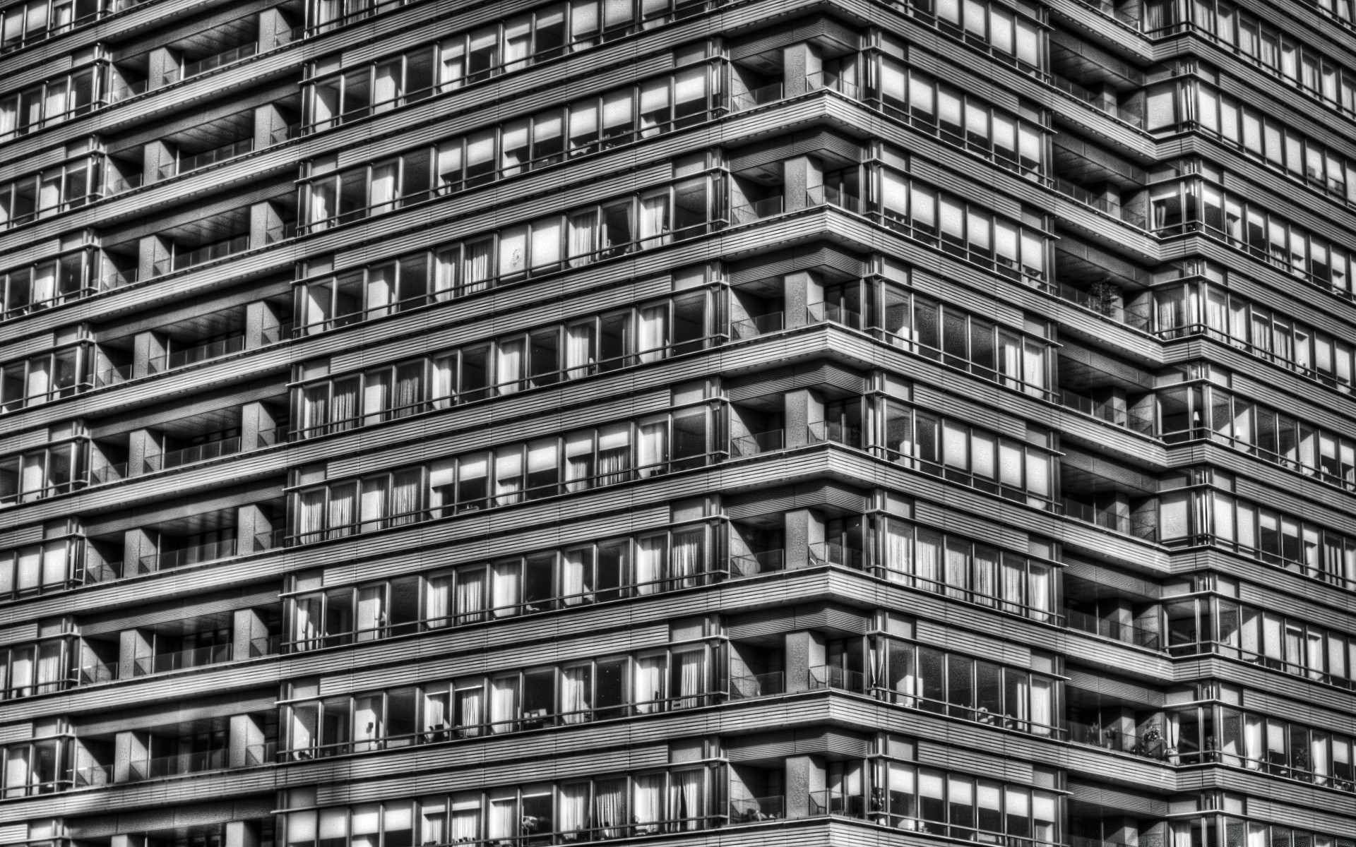 black and white architecture building modern