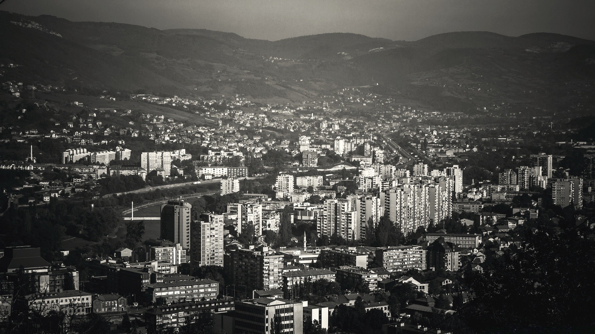 preto e branco cidade cidade skyline arquitetura cidade arranha-céu panorâmico viagens monocromático casa casa horizontal