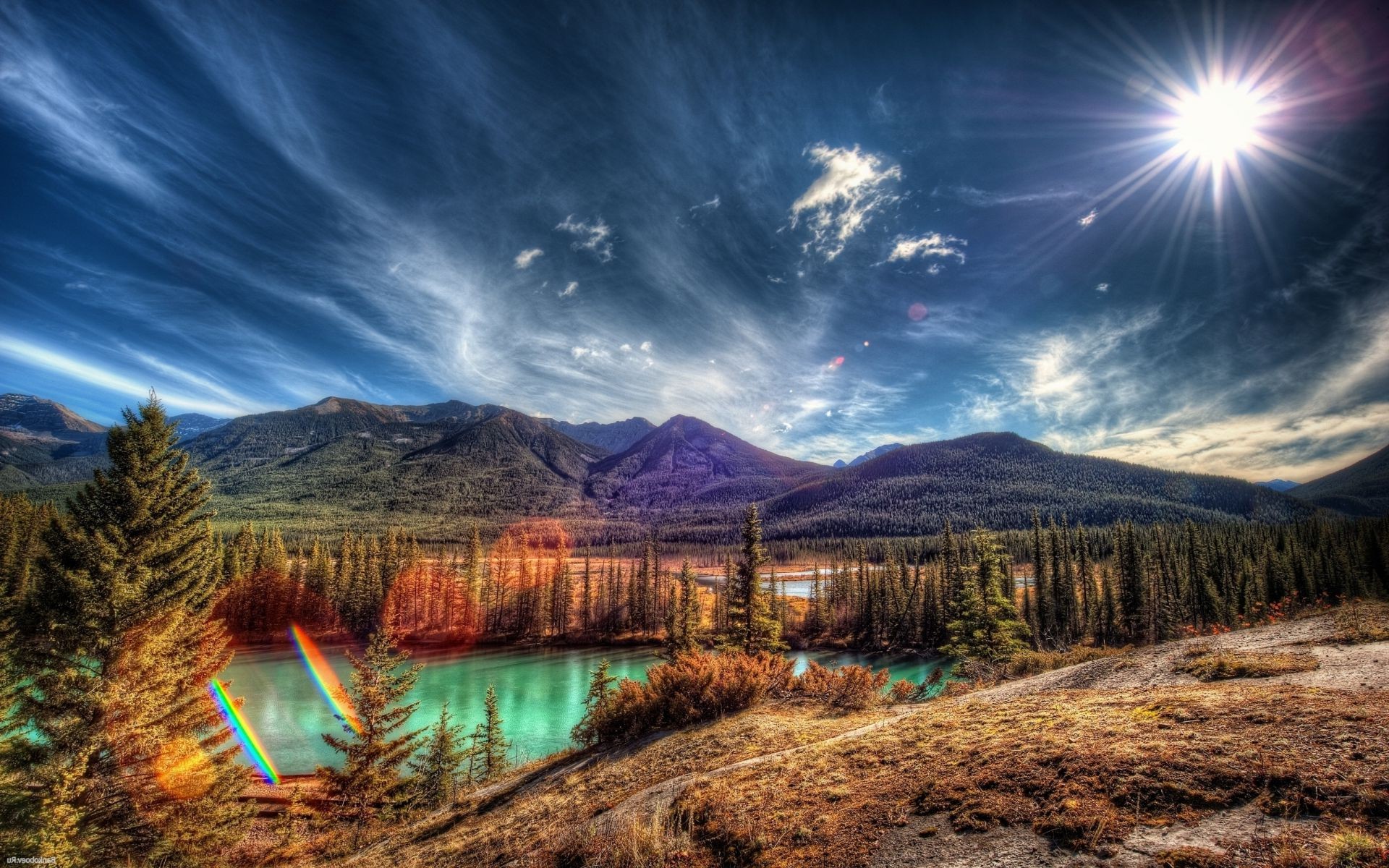 sonnenlicht und strahlen landschaft natur berge reisen himmel dämmerung sonnenuntergang schnee wasser holz im freien see licht schön landschaftlich baum sonne herbst