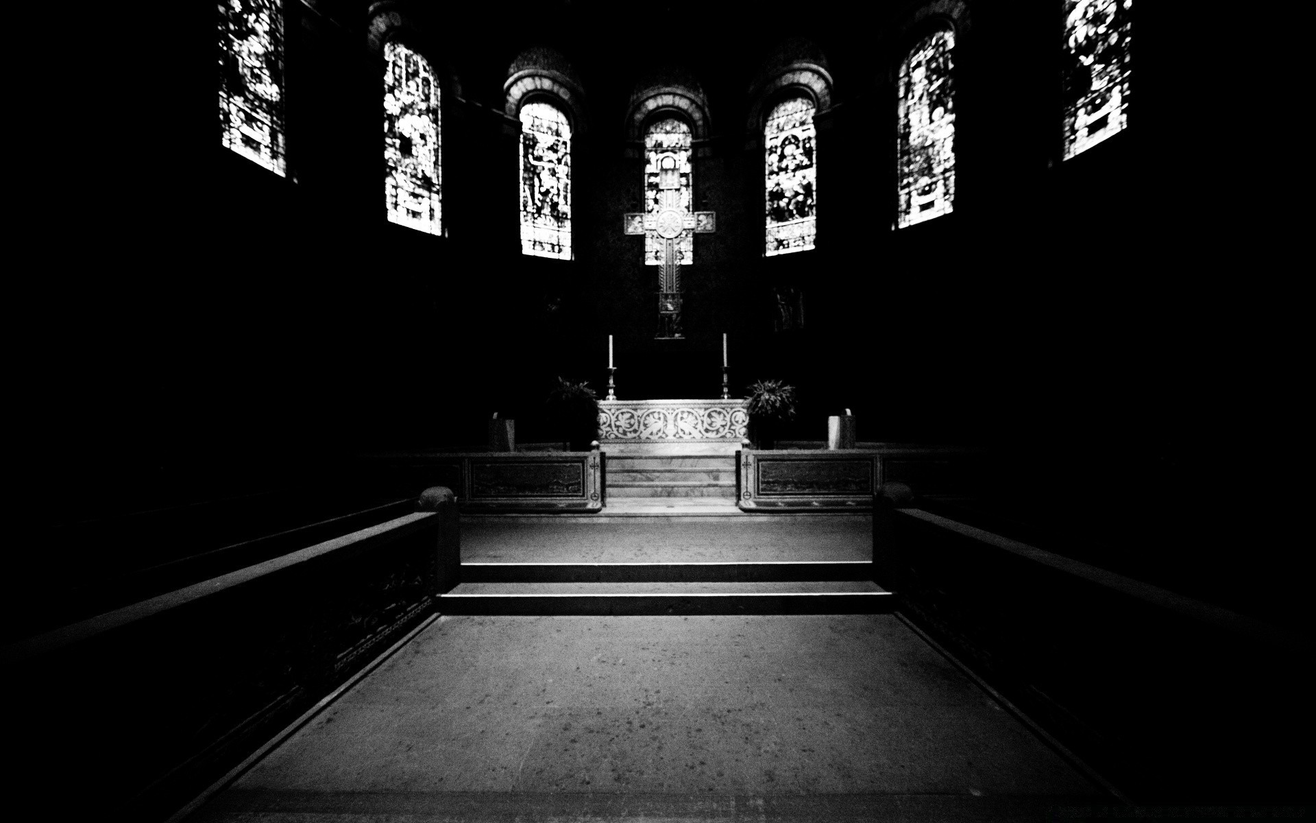 noir et blanc monochrome lumière architecture intérieur ombre