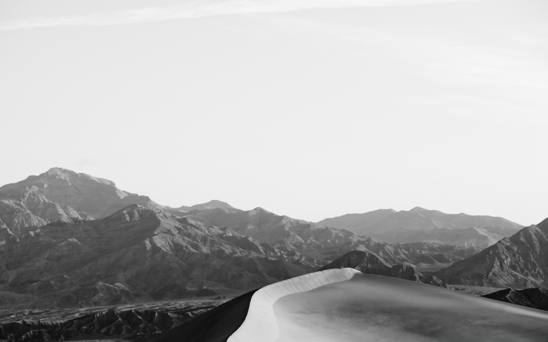 black and white mountain snow landscape fog travel sky winter outdoors nature valley