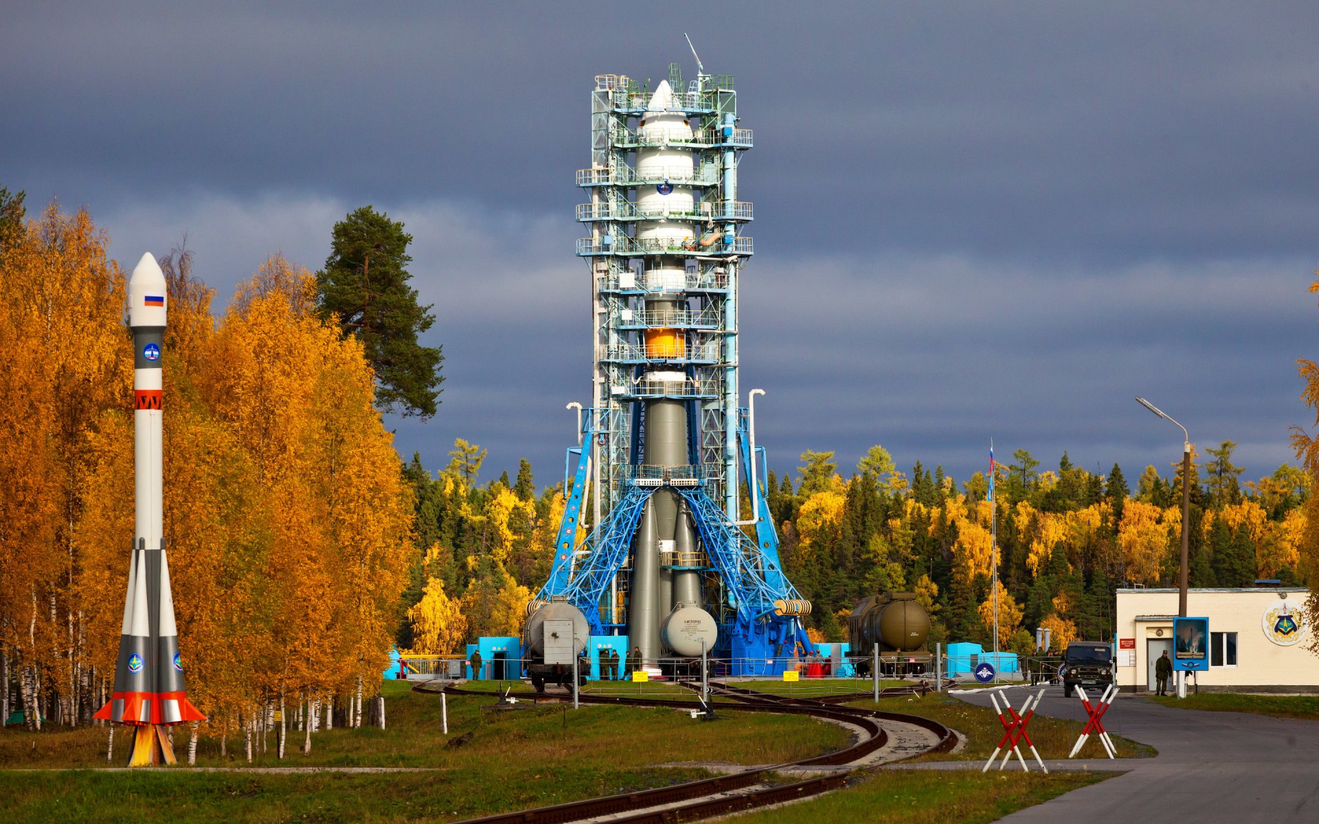 плисецк космодром ракета стартовая площадка