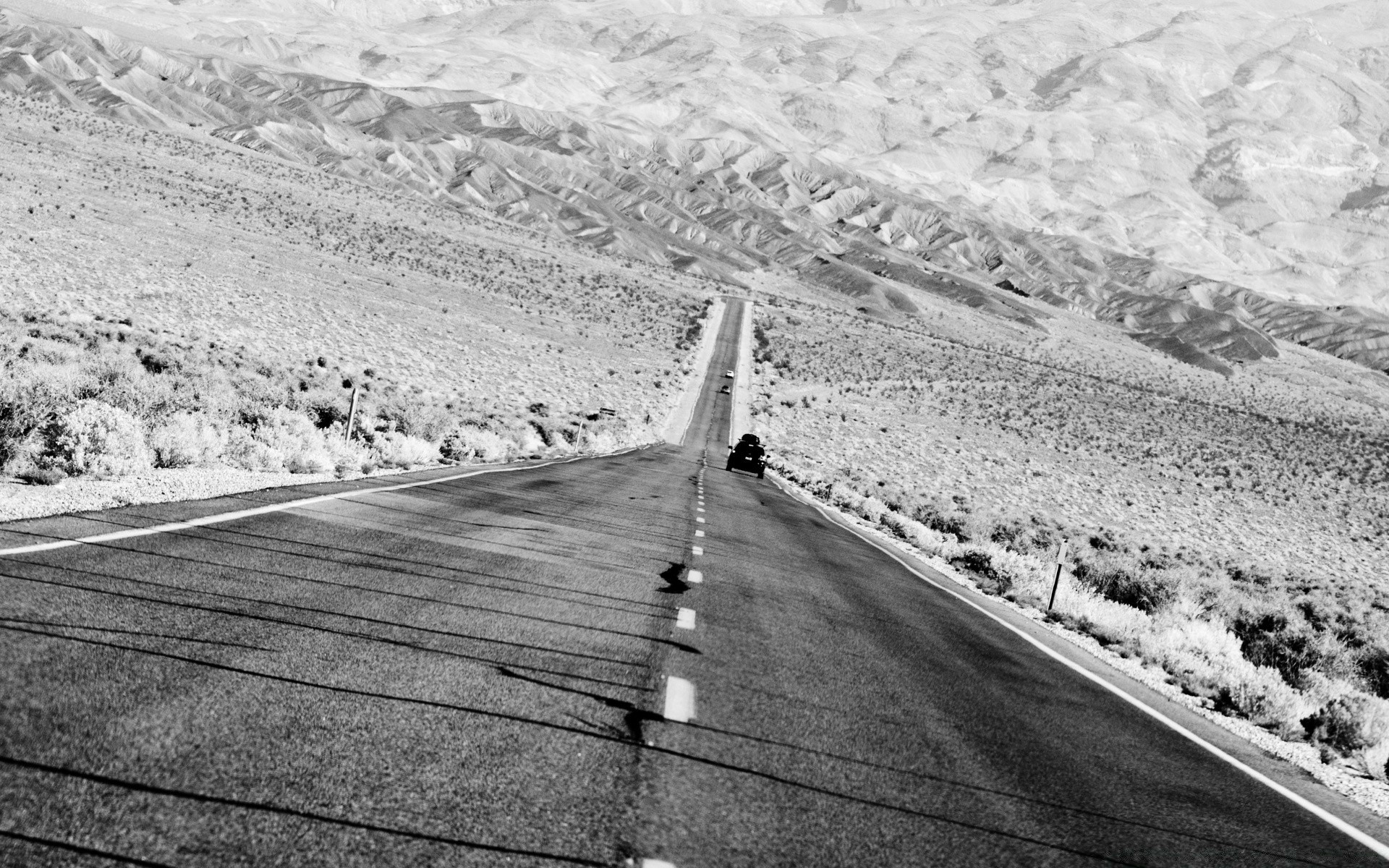 black and white road transportation system street asphalt vehicle monochrome outdoors highway nature travel empty snow guidance landscape winter