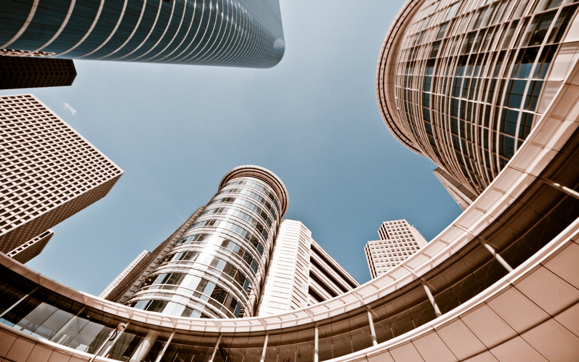 house and comfort architecture modern building contemporary urban city glass steel sky perspective construction futuristic skyscraper downtown office expression cityscape business tower